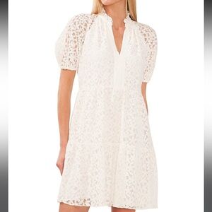 Cece white floral dress